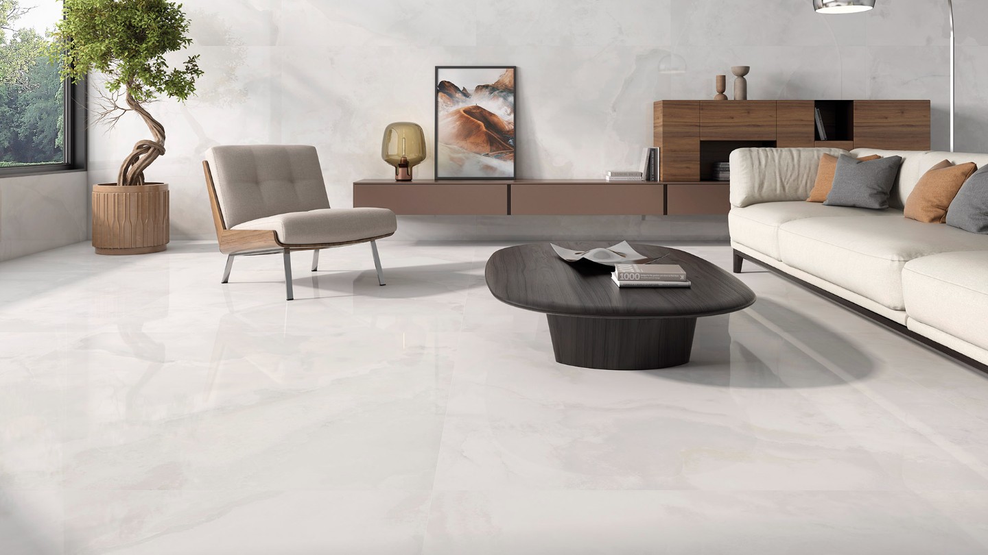 120x120 ONI WHITE POLISHED