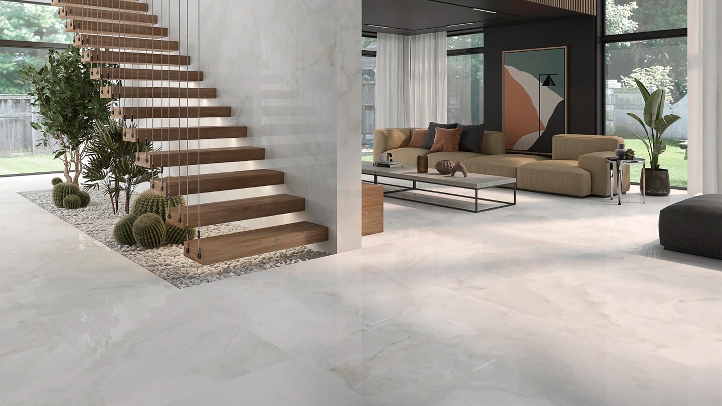 120x120 ONI WHITE POLISHED